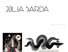 Tablet Screenshot of juliasarda.com